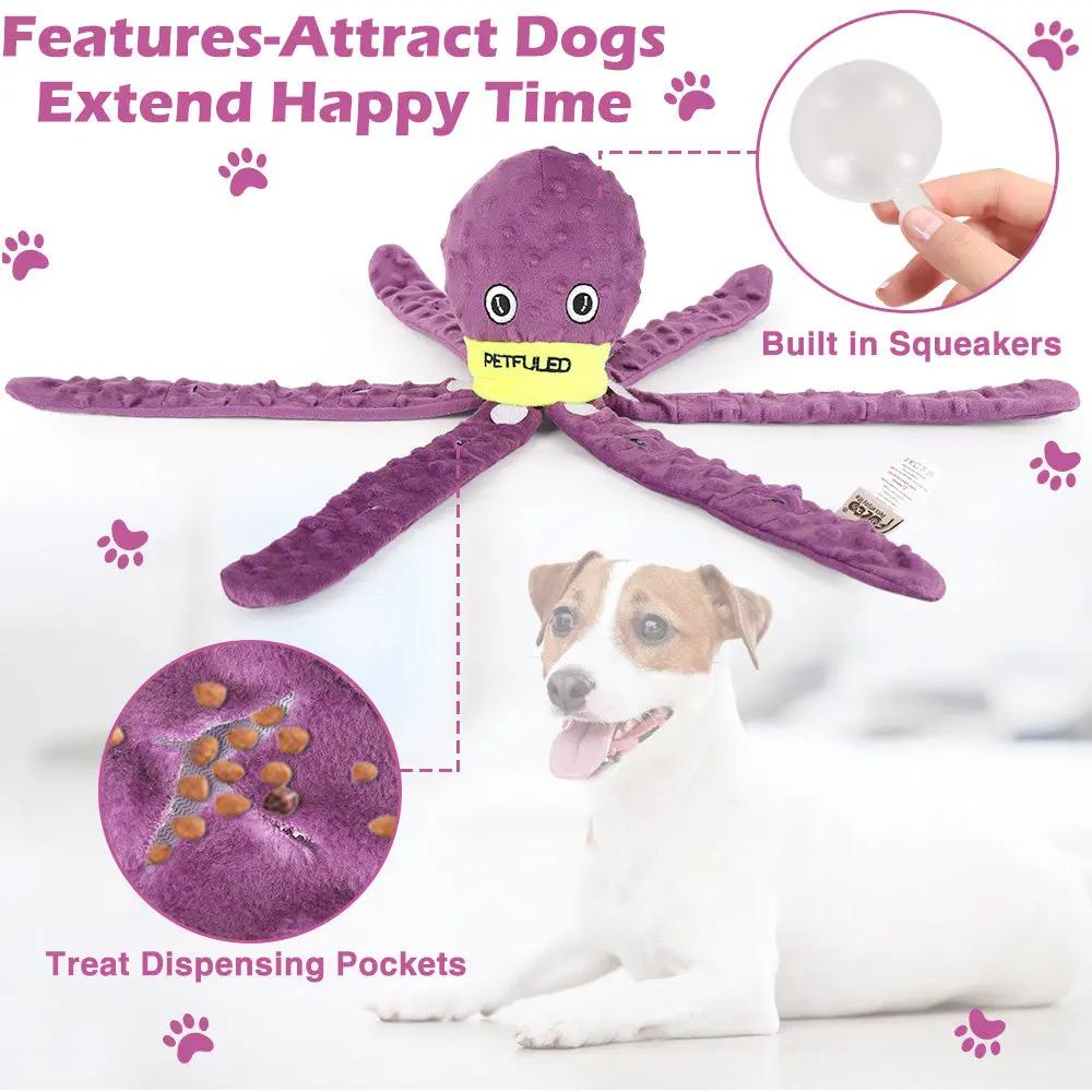 Dog Snuffle Toy Dog Plush Octopus Toy, Dog Puzzle Games Inte | Electronic Learning Toys - AllvueCo