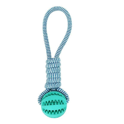 Dog Toy Treat Balls Interactive Hemp Rope Rubber Leaking Bal | Electronic Learning Toys - AllvueCo