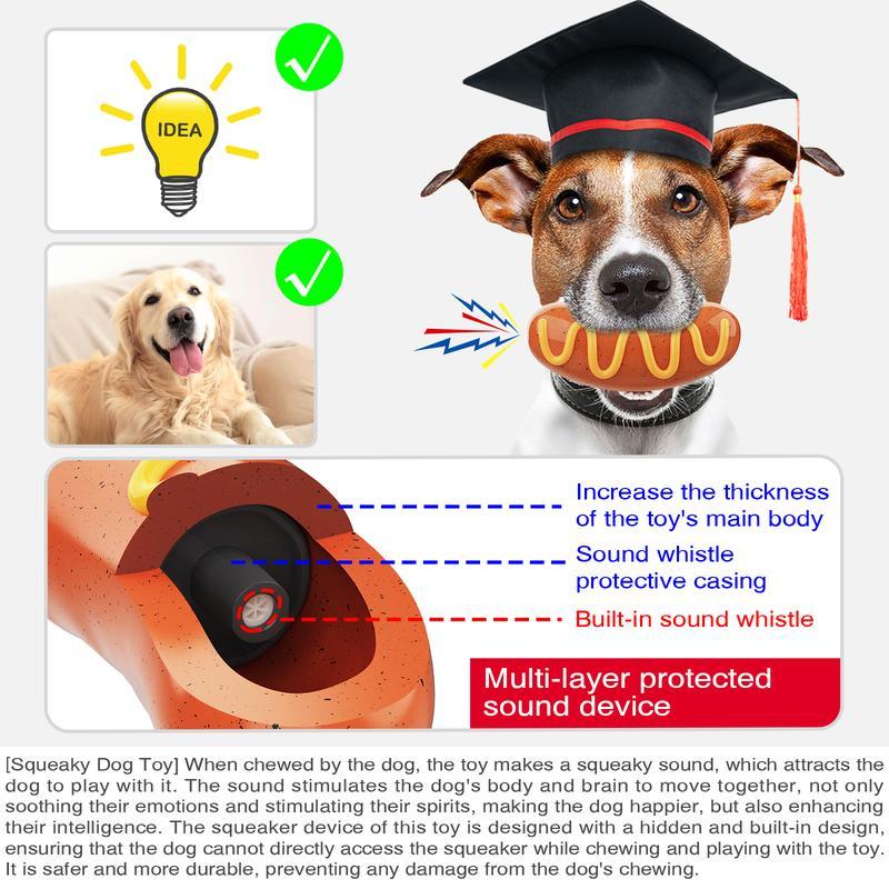 POKEl Indestructible Dog Chew Toy – Tough Rubber Toy for Aggressive Chewers (Orange) - AllvueCo