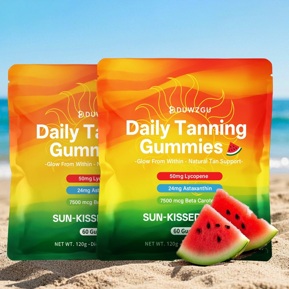 Sun Tanning Soft Candy Gummies | 60 Tablets per Bag AllvueCo