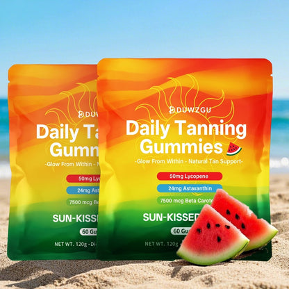 Sun Tanning Soft Candy Gummies | 60 Tablets per Bag AllvueCo