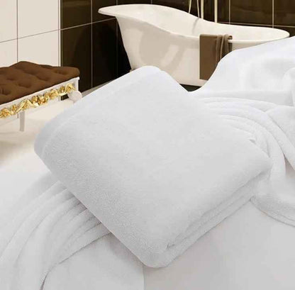 Pure Cotton Bath Towel - Thickened, Soft, and Highly Absorbent Towel