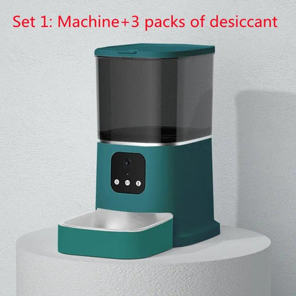 Pet Automatic Feeder with Smart Voice Recorder and App Control - AllvueCo