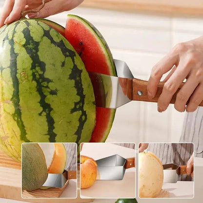 Watermelon Splitter - Stainless Steel Melon Cutting Tool - AllvueCo