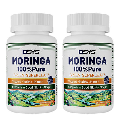 Moringa Capsules – Antioxidant & Anti-Inflammatory Supplement for Overall Health (60 Capsules) - AllvueCo