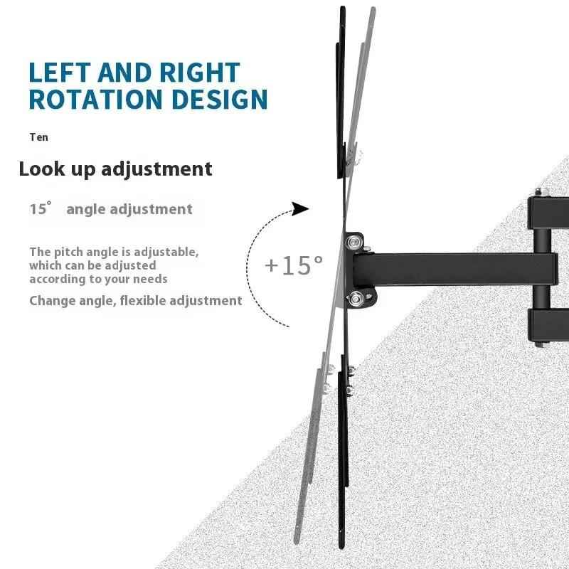 Universal Wall Mount Bracket for 32–55” Displays – Heavy-Duty Metal Frame for Maximum Support