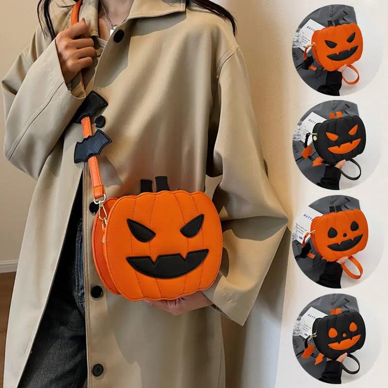 Funny Pumpkin Cartoon Shoulder Crossbody - AllvueCo