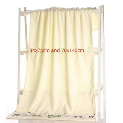 Bamboo Charcoal Bath Towel - Eco-Friendly and Soft Fiber Towel