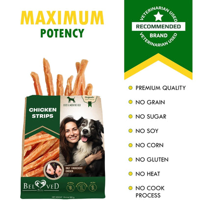 Chicken Strips Dog Treats – Human-Grade, Grain-Free Meat Sticks for Dogs - AllvueCo