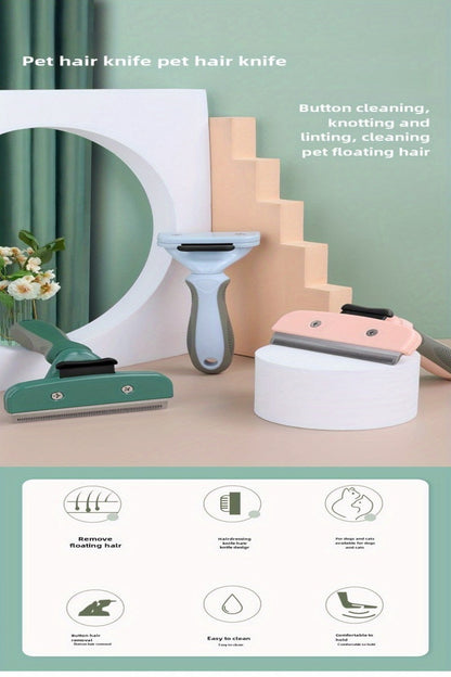 Pet Hair Trimmer – Cat & Dog Grooming Razor Comb - AllvueCo