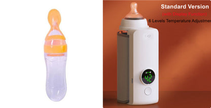 Portable Wireless Baby Bottle Warmer – USB Rechargeable Milk Heater AllvueCo
