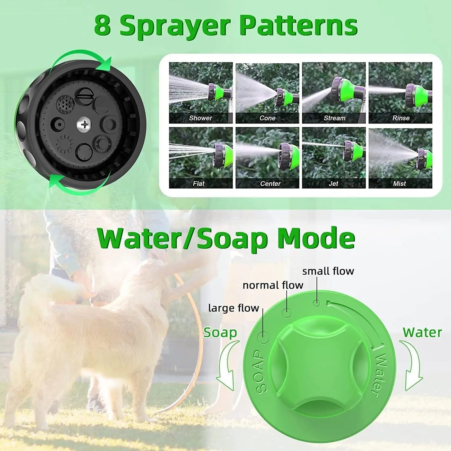 High-Pressure Shower Sprayer for Dogs - AllvueCo