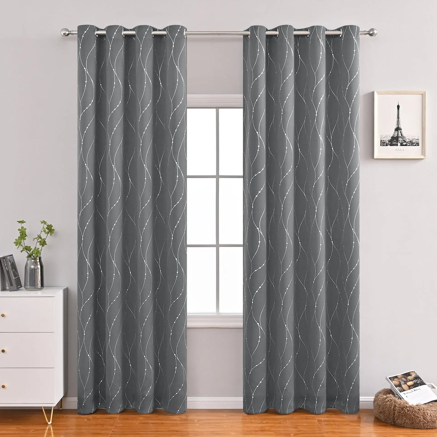 Modern Minimalist Furnishings Decorative Blackout Curtains - Stylish Window Treatment - AllvueCo