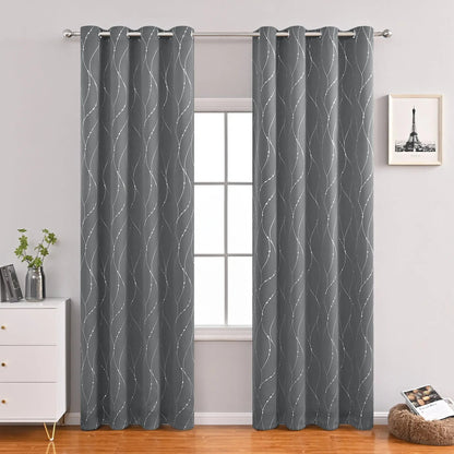 Modern Minimalist Furnishings Decorative Blackout Curtains - Stylish Window Treatment - AllvueCo