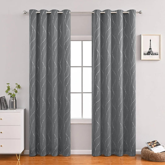 Modern Minimalist Furnishings Decorative Blackout Curtains - Stylish Window Treatment - AllvueCo