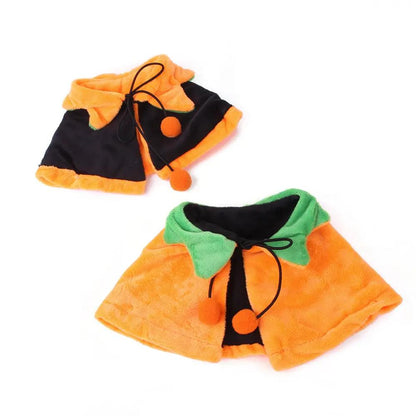 Halloween Pumpkin Double-sided Dog Cloak for Pets - AllvueCo