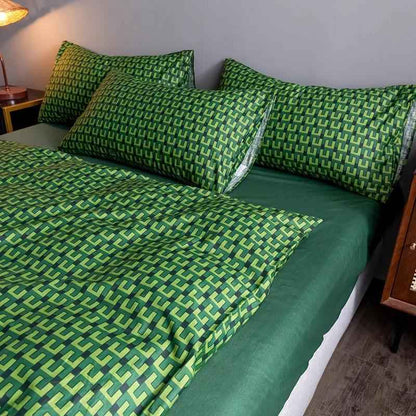 Pure Cotton Quilt Set - Premium Quality Fitted Sheet Bedding Essentials