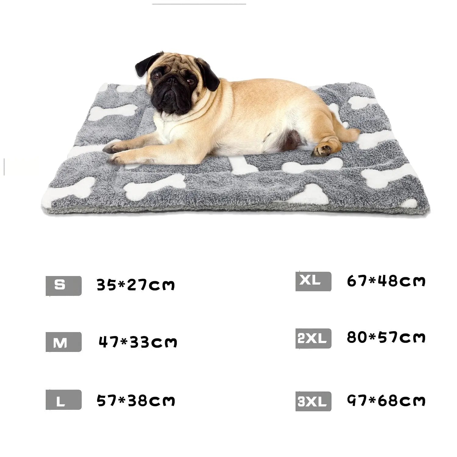 Self-Warming Cat Bed Mat and Washable Dog Crate Mat - AllvueCo