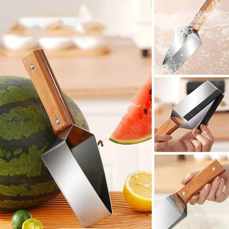 Watermelon Splitter - Stainless Steel Melon Cutting Tool - AllvueCo