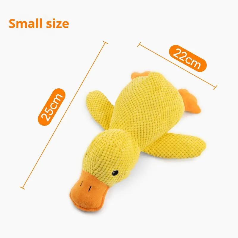 Pet Plush Toy Dog Calming Duck Stuffed Duck Toy Chew Toy Squ | Electronic Learning Toys - AllvueCo