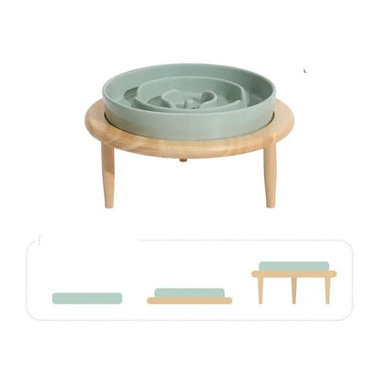 Pet Slow Food Ceramic Neck Protection Bowl - Durable Feeding Solution - AllvueCo